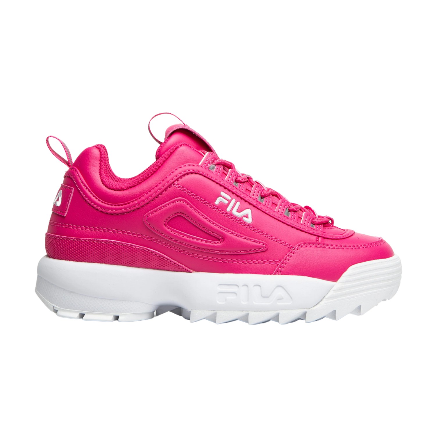 Tenis Fila Disruptor Rosa Fucsia Original Para Mujer image number null