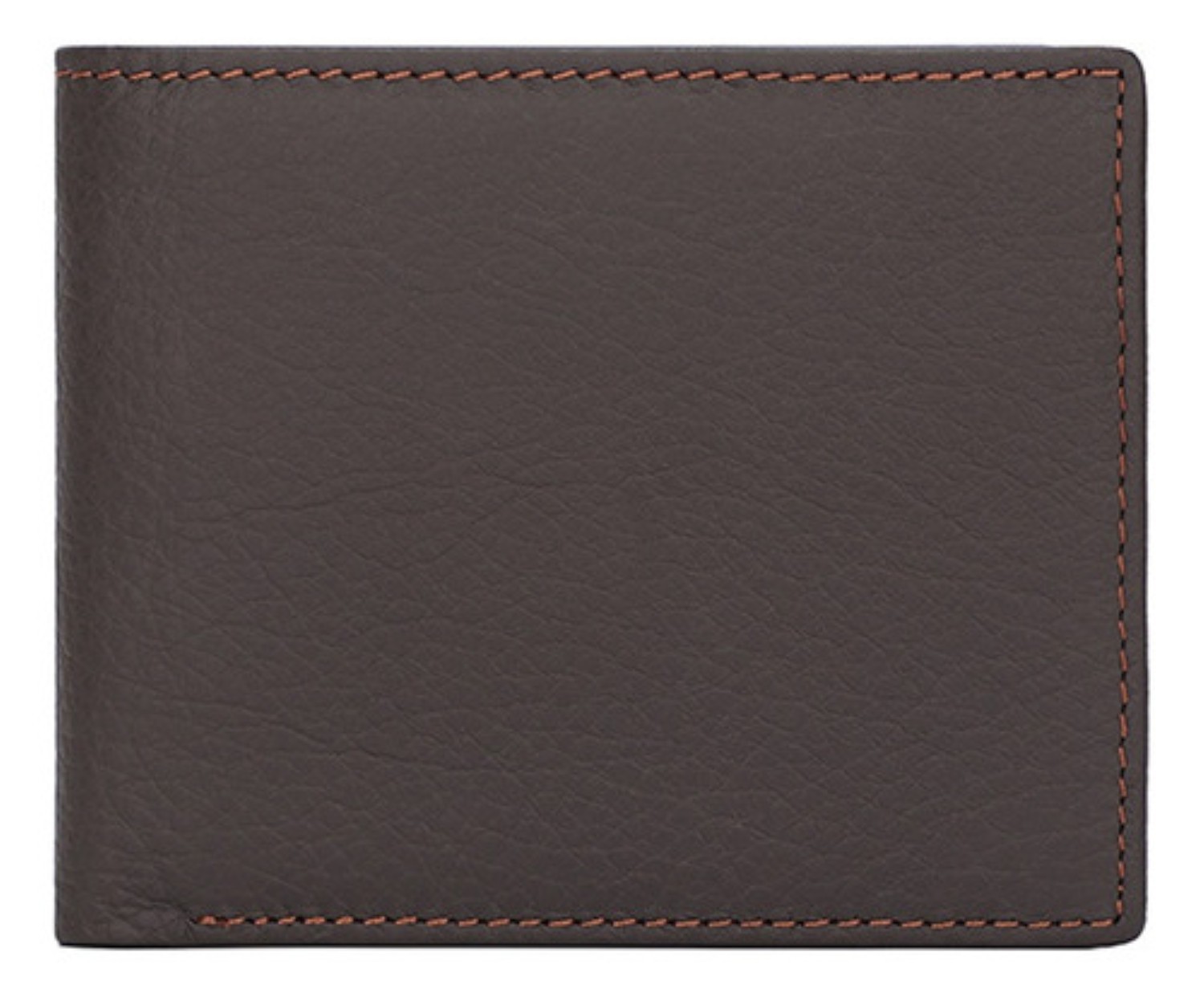 Carteras Para Hombre Billetera Genuina Monederos Caballero Marron Oscuro image number null