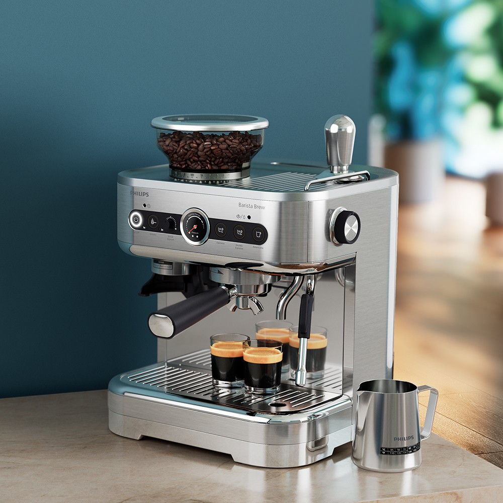 Cafetera Espresso Philips Barista Semiautom&aacute;ica - PSA3218/01 image number null