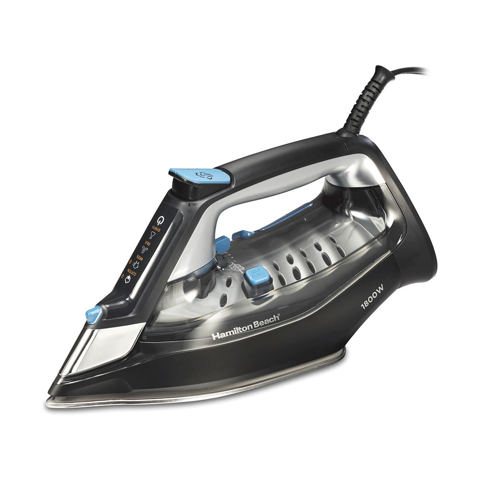 Plancha de Vapor Hamilton Beach FabricIQ Negra 14950 image number null