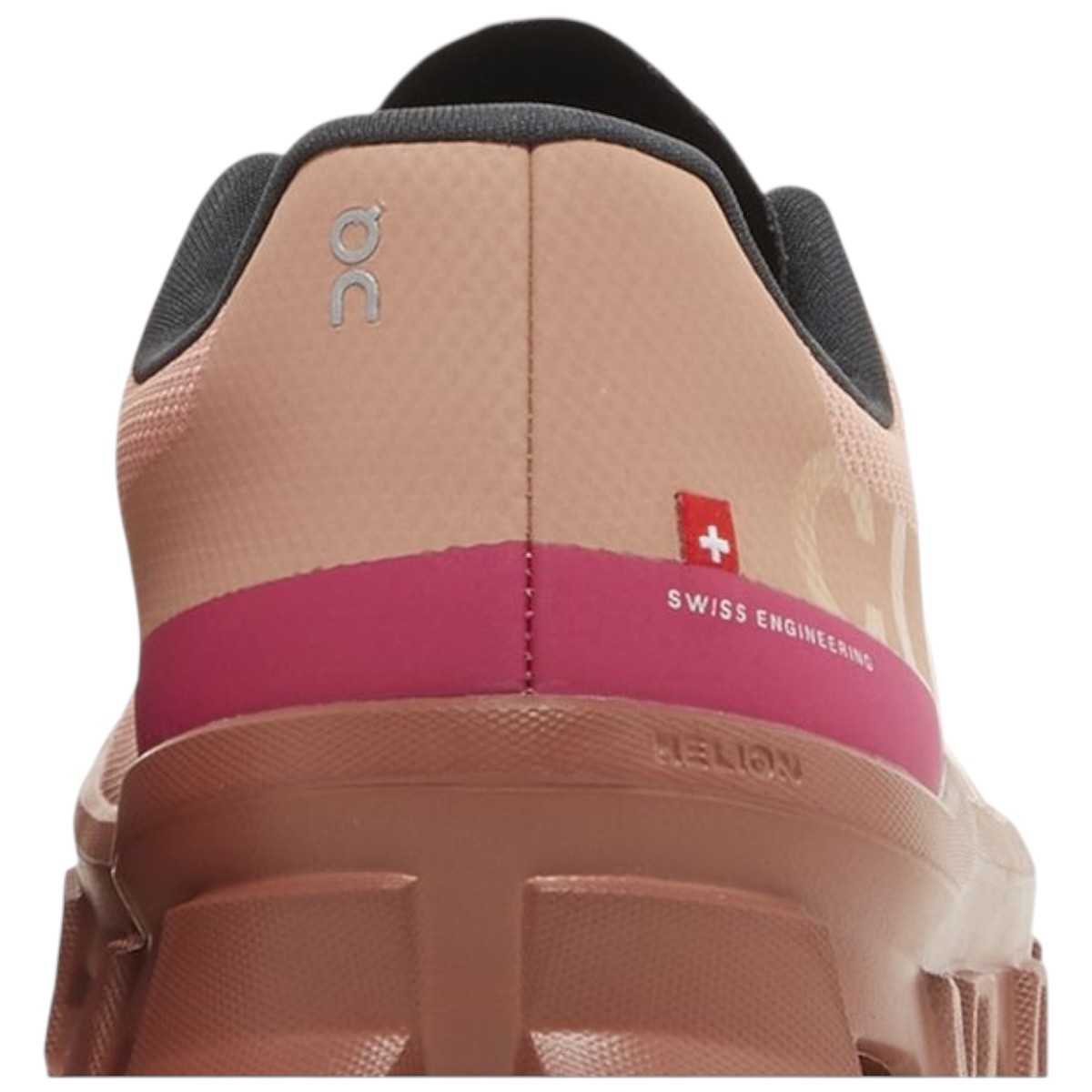 Tenis On Cloud Cloudmonster para mujer color rosa con suela de goma rosa image number null
