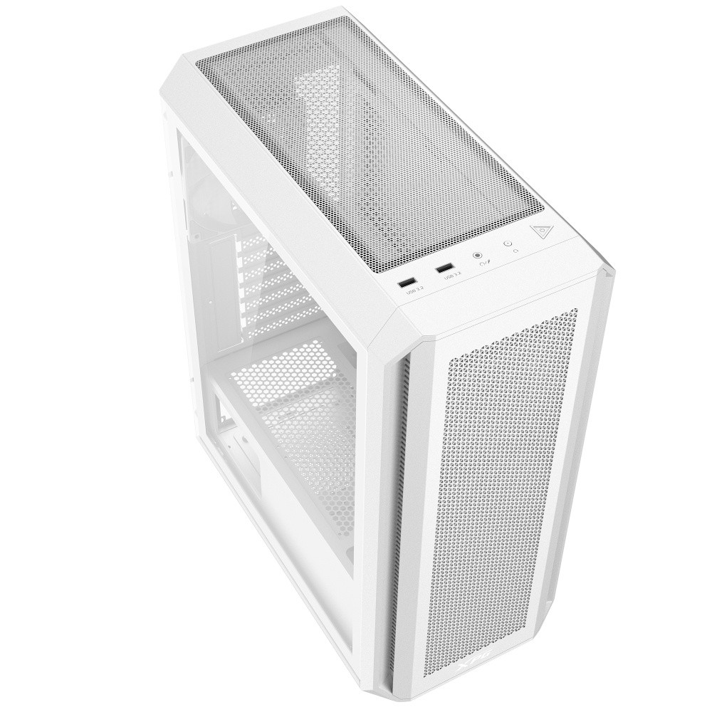 Gabinete Adata VALOR AIR PLUS, Midi-Tower, ATX/Micro-ATX/Mini-ITX, sin Fuente, 4 Ventiladores Instalados, Blanco image number null