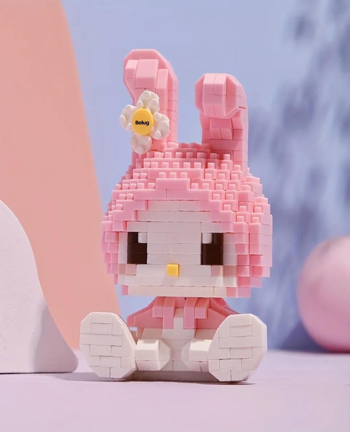 Set Mini Bloques Armables Hello Kitty 406 pzs Rosa image number null