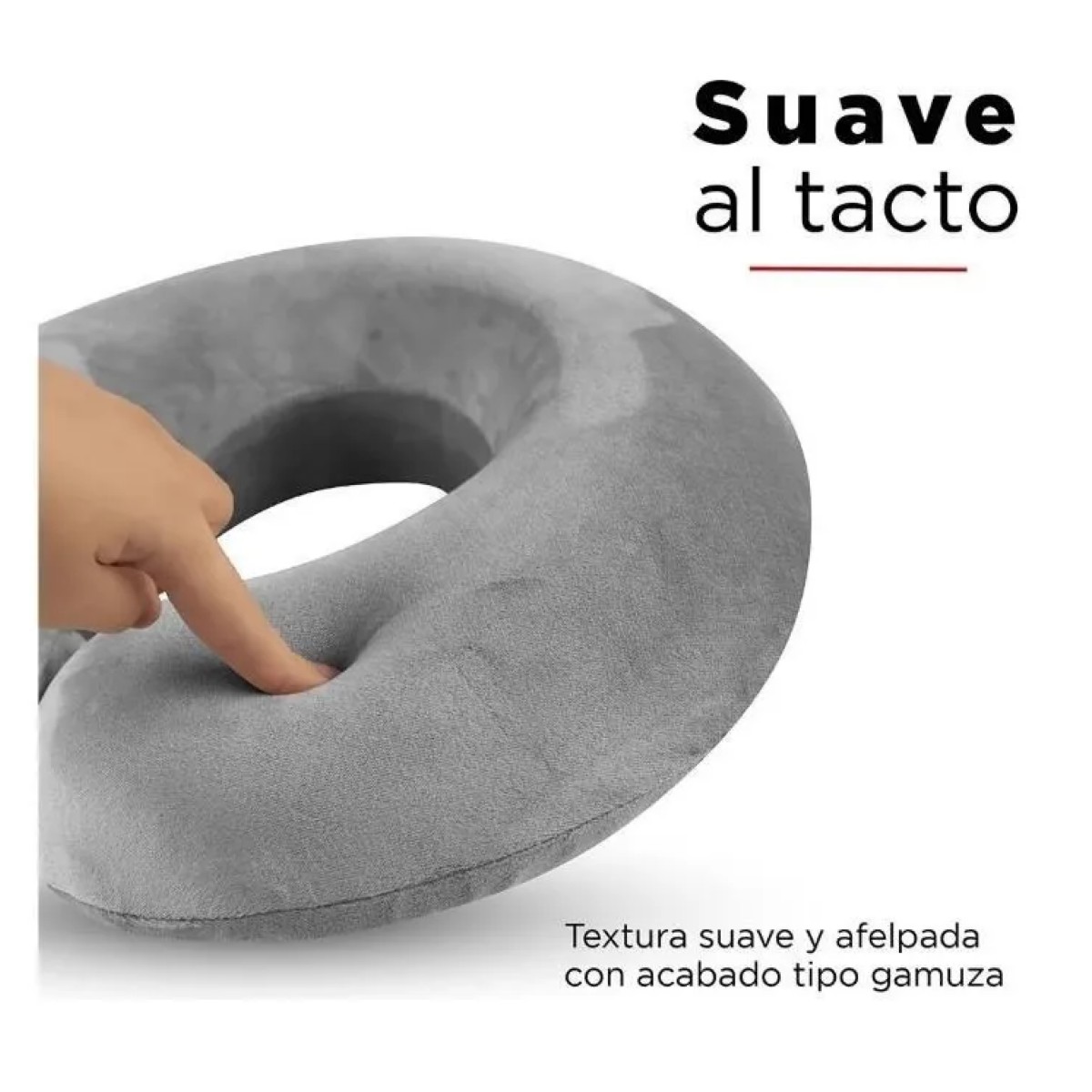 C&oacute;modo Coj&iacute;n Para El Cuello Almohada De Espuma Viscoel&aacute;stica Azul image number null
