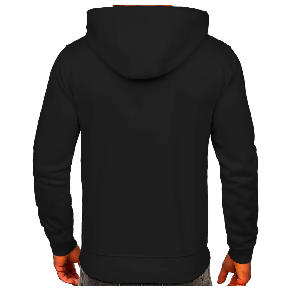 Sudadera Hombre Con Capucha Deportiva Negro Talla: Extra grande image number null