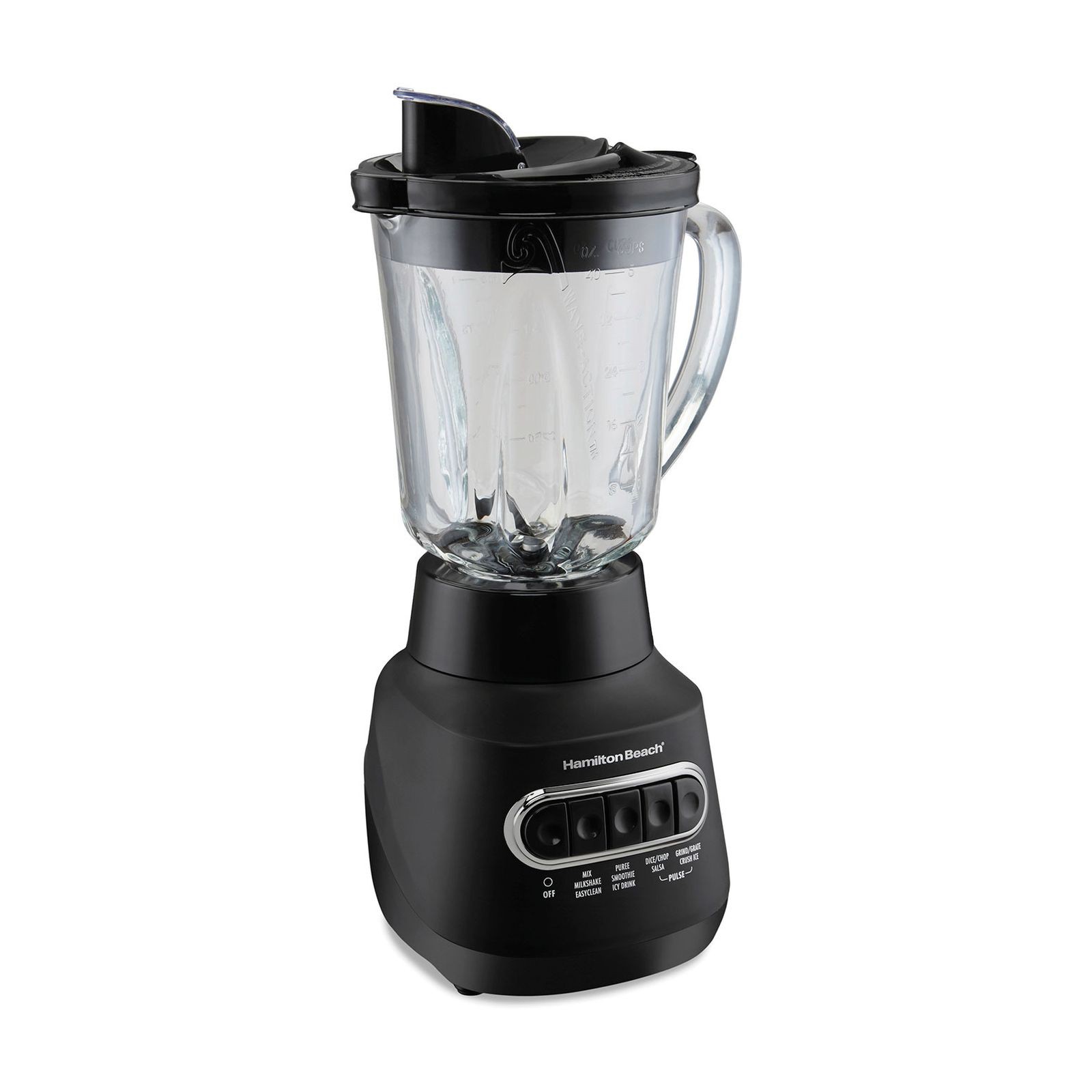 Licuadora Hamilton Beach Vaso de Vidrio 1.2 Litros Negra 58175J image number null
