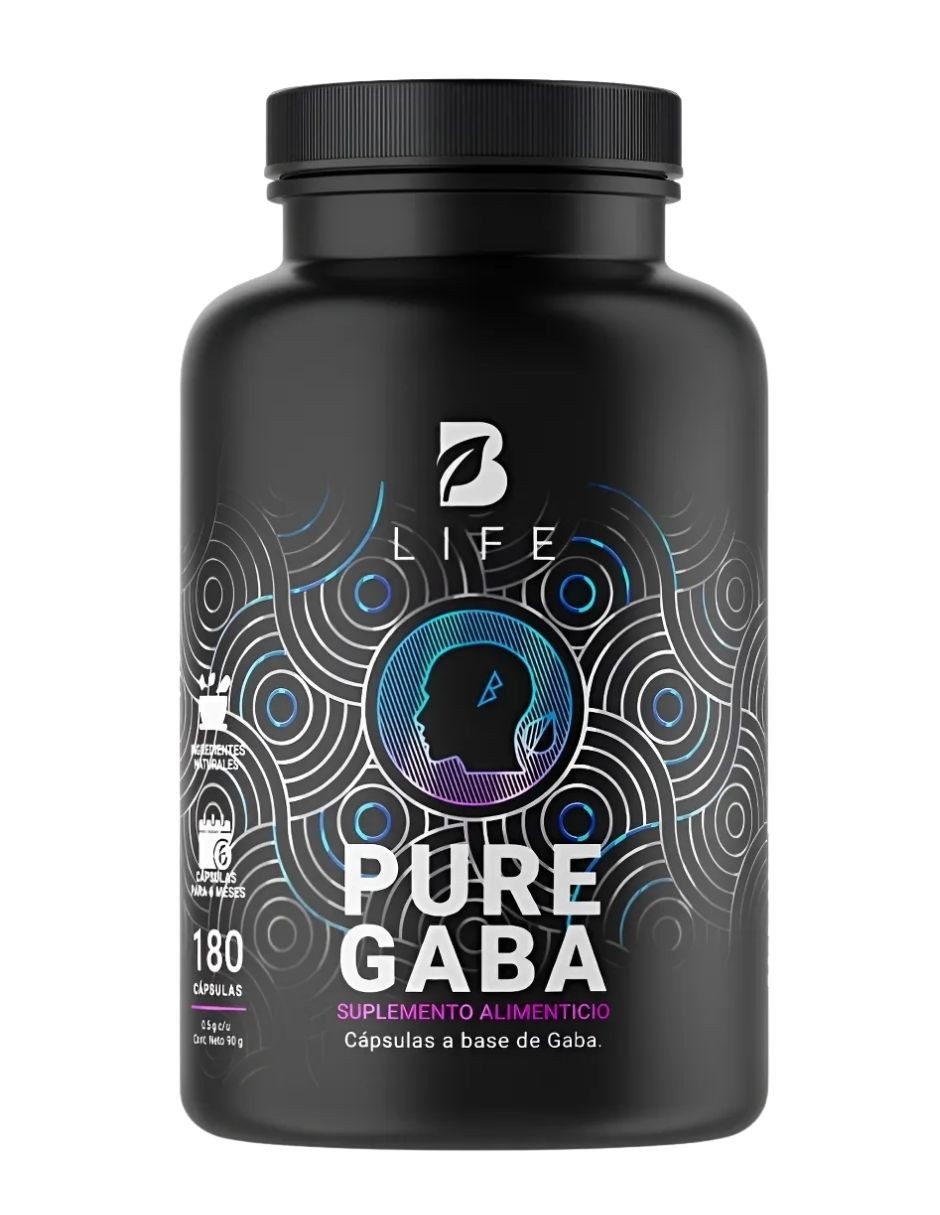 Gaba De 180 C&aacute;psulas De 500mg. Pure Gaba B Life image number null