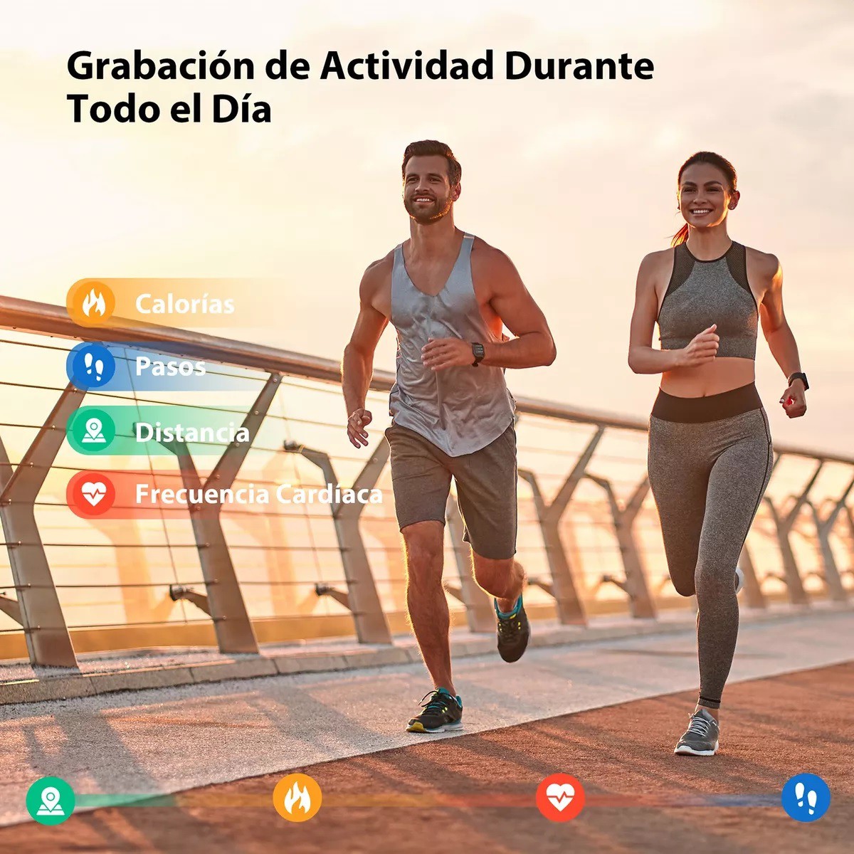 Reloj Inteligente Smartwatch Bluetooth Llamada Alexa Negro. image number null