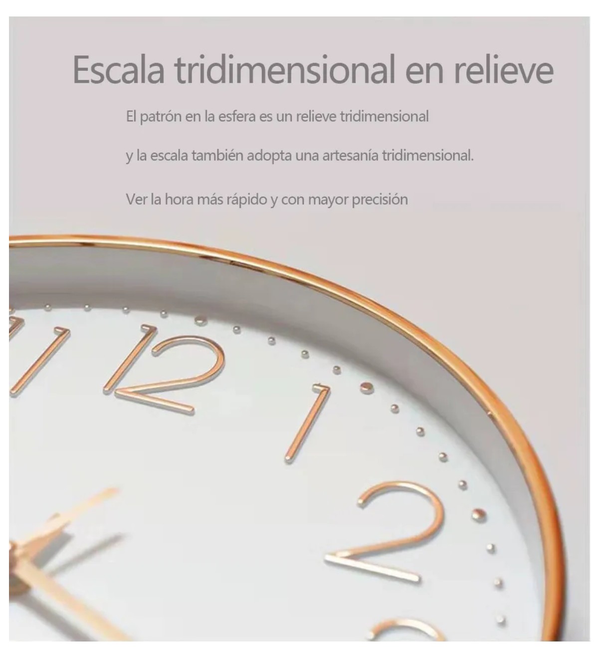 Reloj De Pared Silencioso De Dise&ntilde;o Moderno De 12 Pulgadas Belug image number null