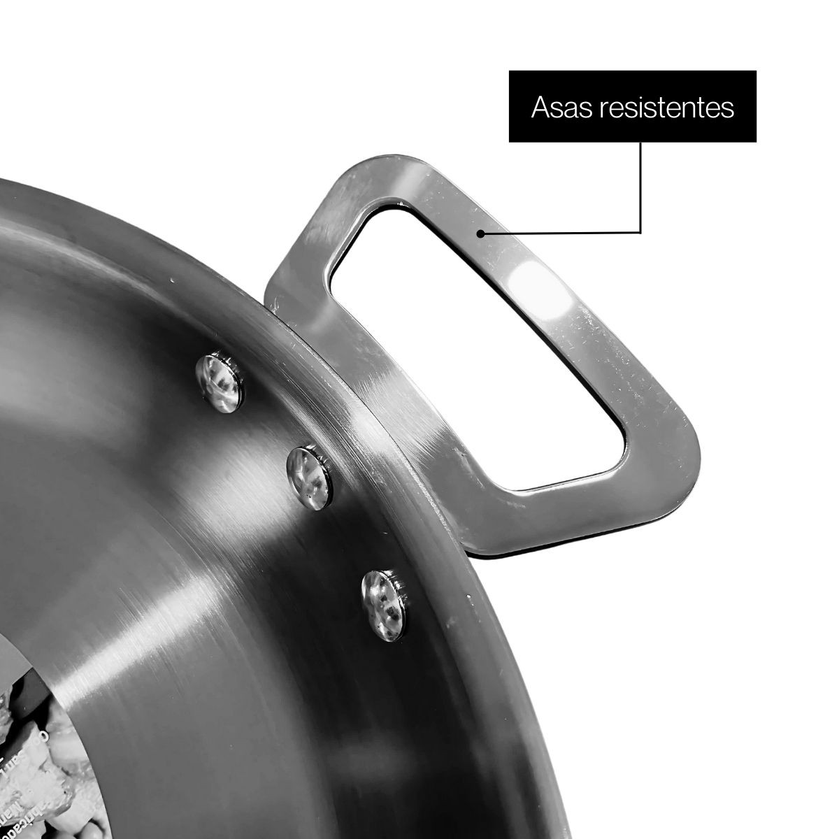 Paellera de Acero Inoxidable M&ouml;ven 26 cm &ndash; Profesional, Resistente y de Alta Durabilidad image number null