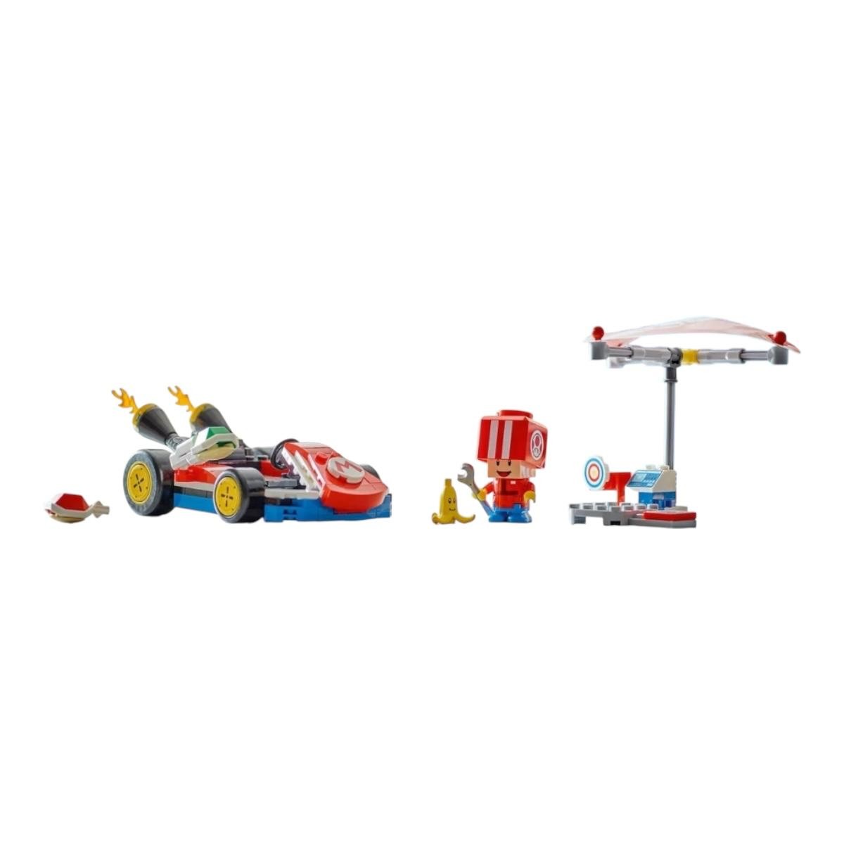 Kit Lego Super Mario Kart Est&aacute;ndar Toad Mec&aacute;nico Auto 72032 image number null