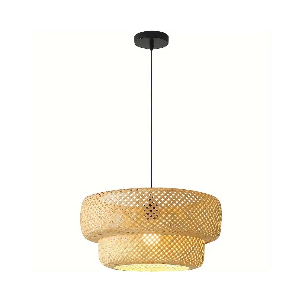 Lampara Colgante Techo Pantalla Ara&ntilde;a Boho Decoraci&oacute;n image number null