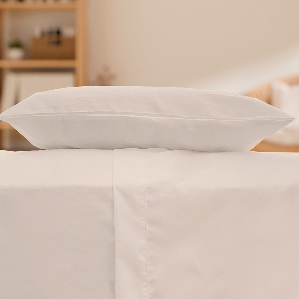 S&aacute;banas Individual Spring Air Basic Crema + Almohada Spring Air Osos image number null