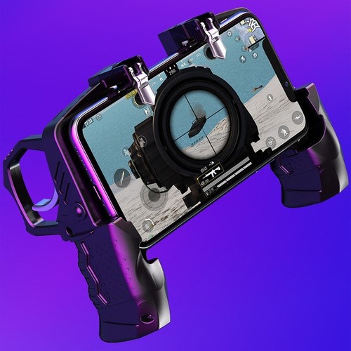 Gamepad Control Para Celular Gatillos Grip K21 Fortnite Pubg image number null