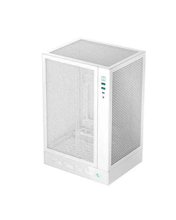 Gabinete DeepCool CH170, Midi-Tower, Mini-ITX, USB 2.0/3.0, sin Fuente, sin Ventiladores Instalados, Blanco image number null