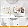 A VIDA4U Organizador de Maquillaje Giratorio 360 &deg;, Vitrinas Giratorias para el Cuidado de la Piel y Cosm&eacute;ticos, y Soporte para Perfumes, Gran Caja de Almacenamiento para Ba&ntilde;o y Dormitorio. image number null