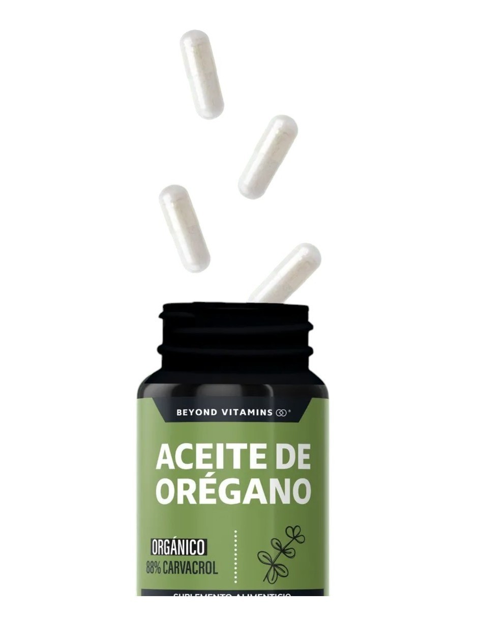 Beyond Vitamins | Aceite De Oregano Org&aacute;nico 100% Natural Con 88% Carvacrol image number null