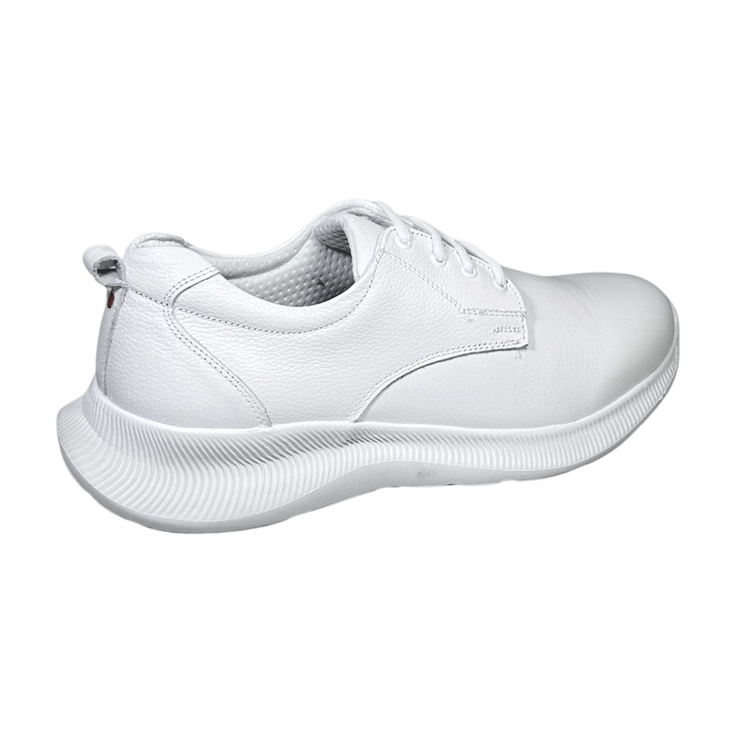 Zapato Servicio Clinico Big Apple 802 Blanco Piel Agujetas image number null