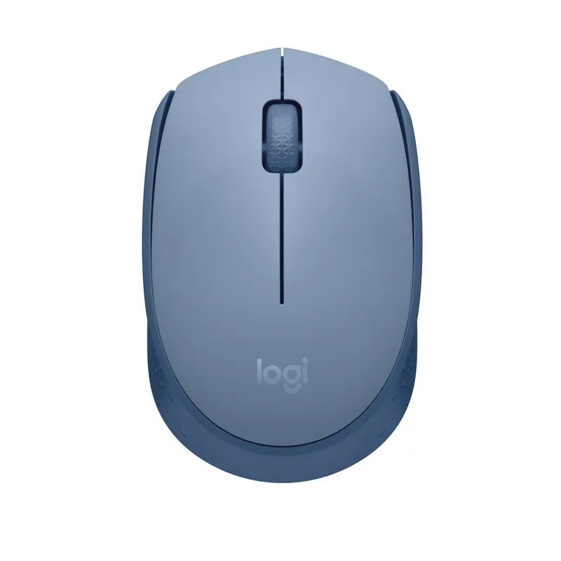 Mouse Ergon&oacute;mico Logitech M170, Inal&aacute;mbrico, &Oacute;ptico, 1.000DPI, RF Inal&aacute;mbrico, Azul image number null