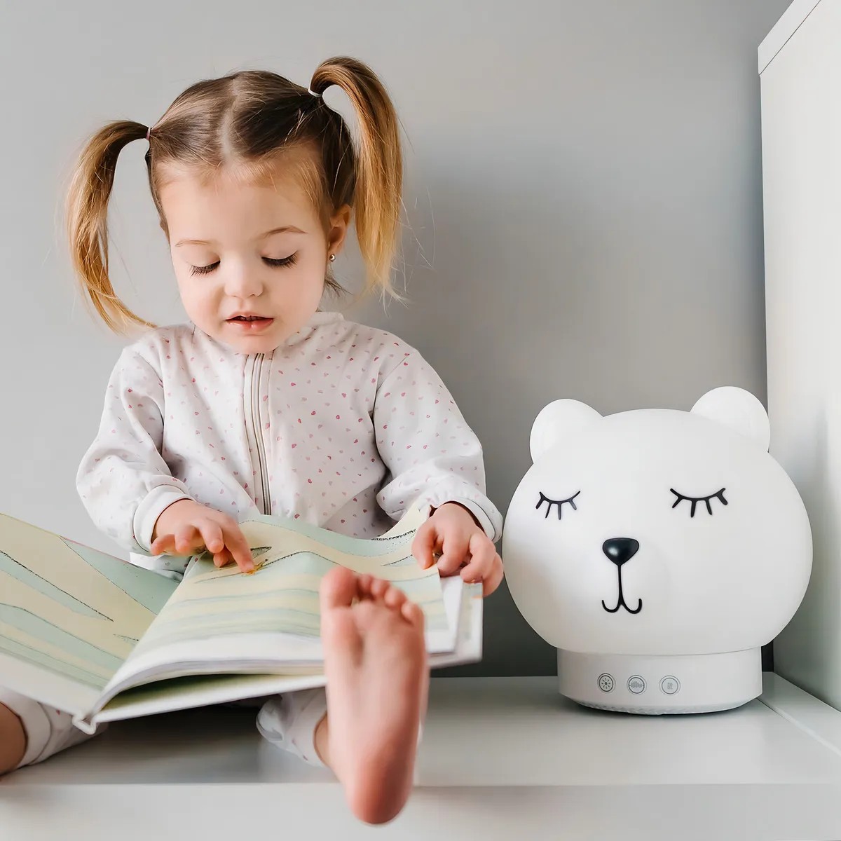 BABY DREAM MACHINE LAMPARA PARA DORMIR 5 EN 1 MODELO 37944 image number null