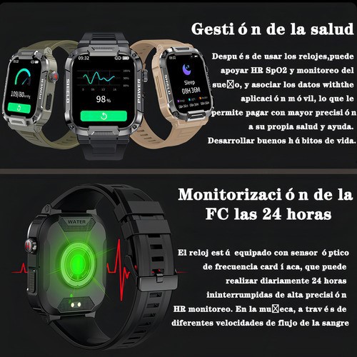 Reloj inteligente MK66 Tactical image number null
