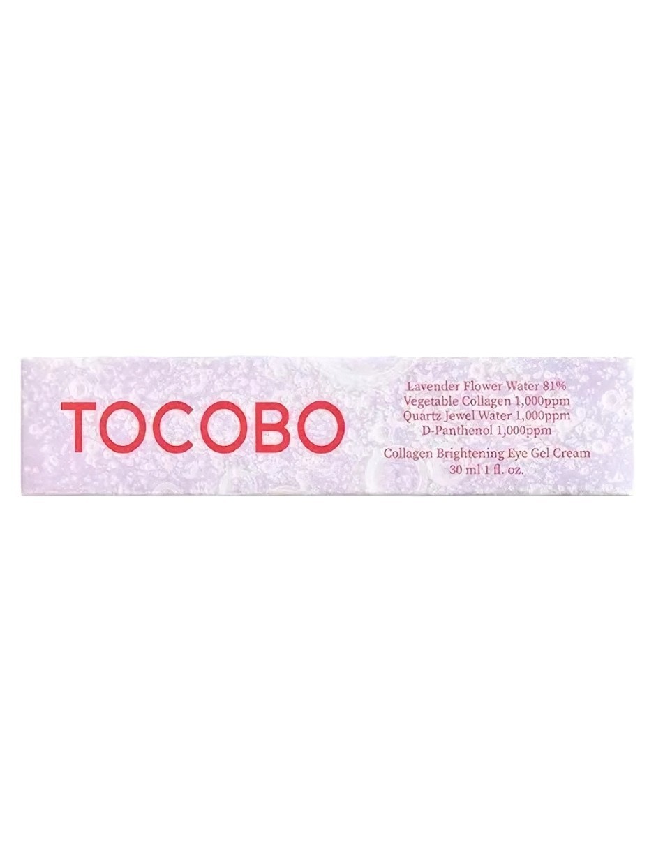 Tocobo Collagen Brightening Eye Gel Cream 30ml Momento de aplicaci&oacute;n Noche Tipo de piel Todo tipo de piel image number null