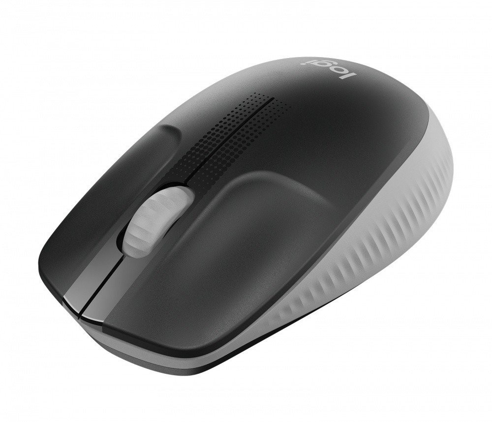 Mouse Logitech &Oacute;ptico Logitech M190, RF Inal&aacute;mbrico, 1000DPI, Gris image number null