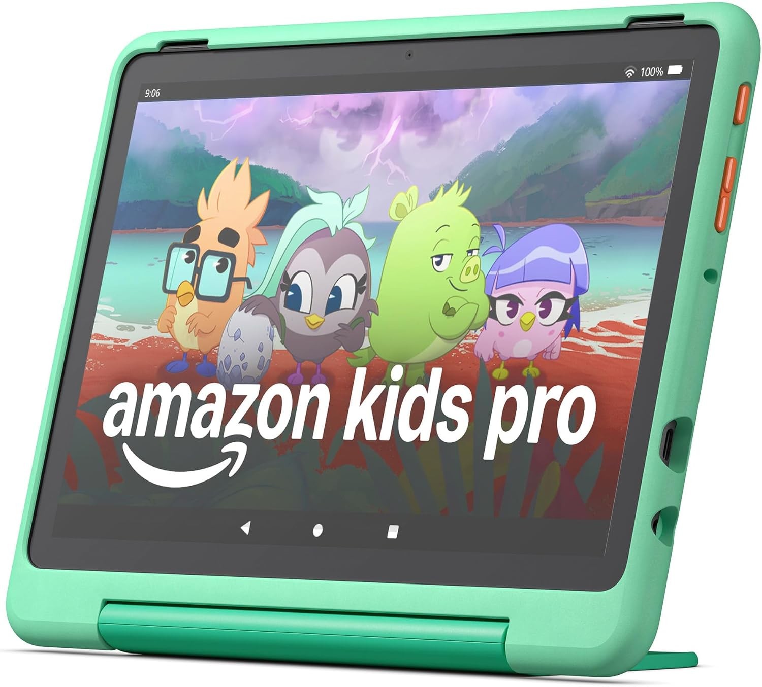 Tablet Infantil Fire Kids Pro 10 Amazon 32 Gb Pantalla de 10 Pulgadas Color Verde Agua image number null