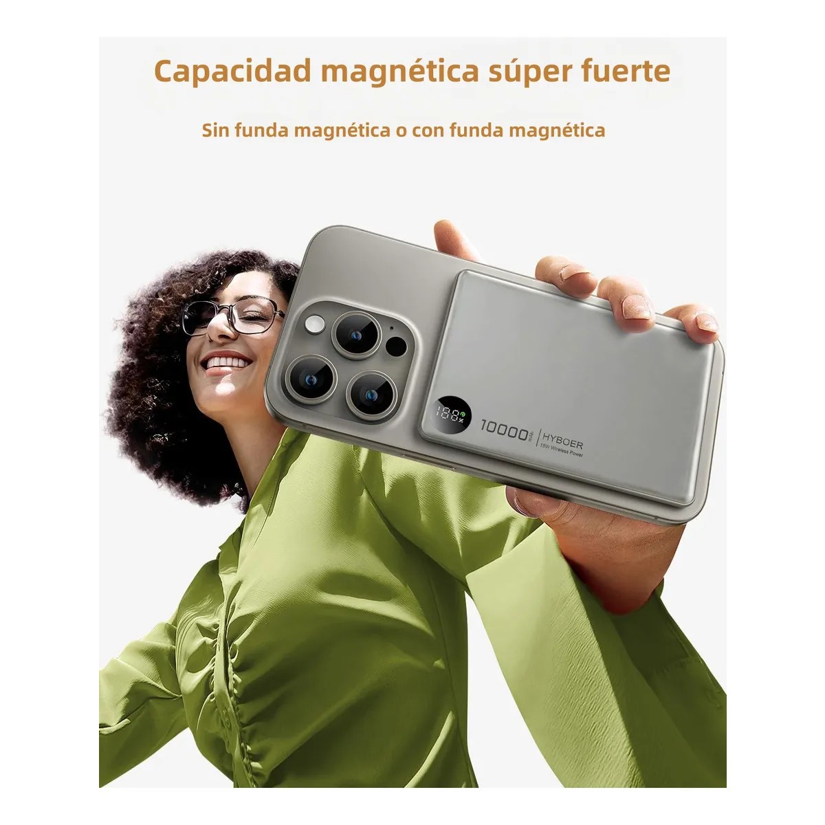 Power Bank Inal&aacute;mbrico Magn&eacute;tico 10000mah Carga Super R&aacute;pida image number null