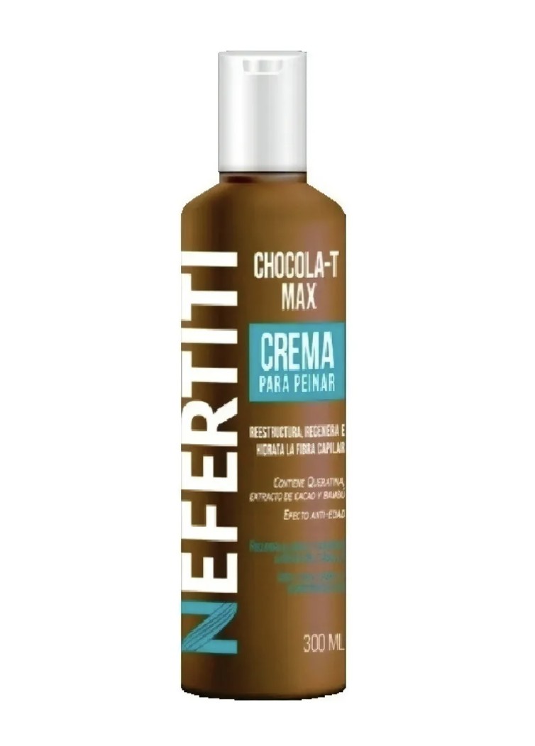 Crema Para Peinar Nefertiti Hidrataci&oacute;n Chocola-t Max 300 Ml image number null