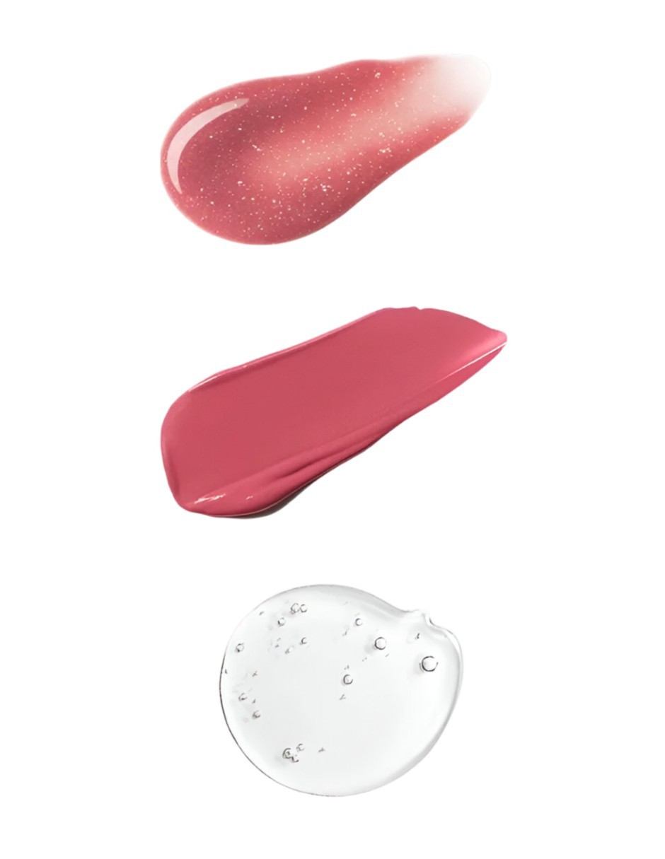 Kit 3 Brillos Labiales Lip Oil Glitter Gloss Hidratante 04 ROSA CLARO image number null