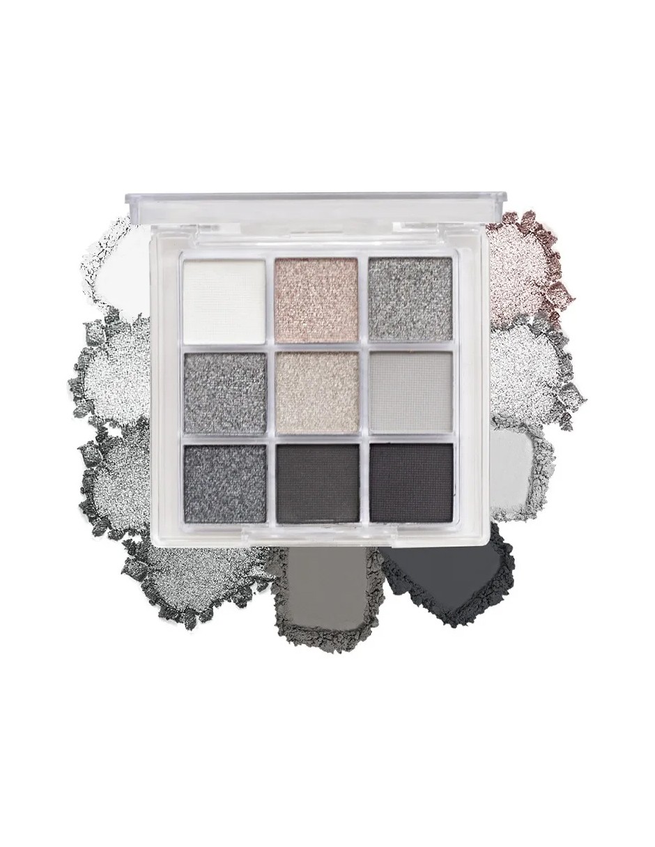 9 Sombras De Ojos Mate Ahumadas Resistentes Al Agua SMOKEY BLACK image number null