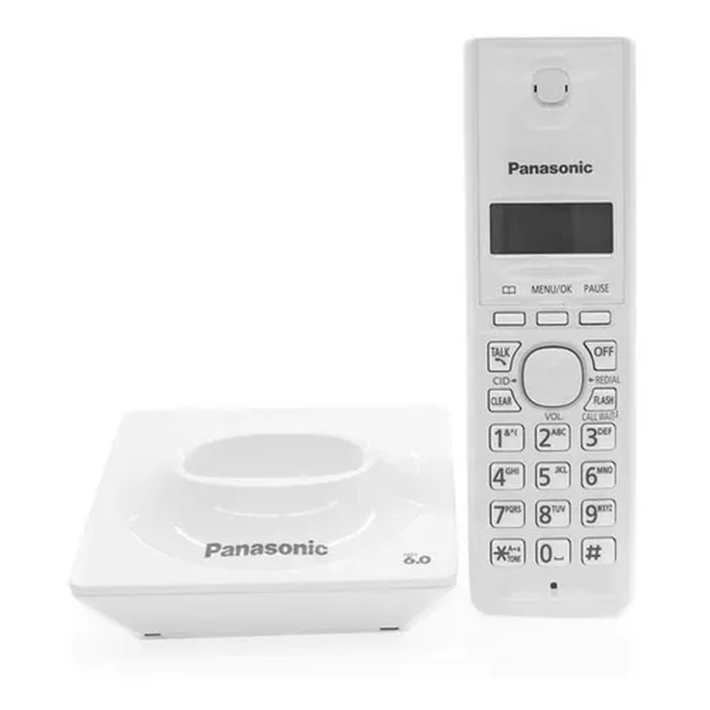 TELEFONO INALAMBRICO PANASONIC KXTG1711MEW IDENTIFICADOR DE LLAMADAS BLANCO image number null