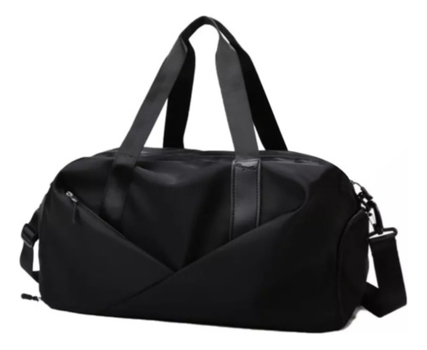 Maleta Deportiva Mochila Gimnasio Bolsa Gym Ejercicio Bolso Negro image number null