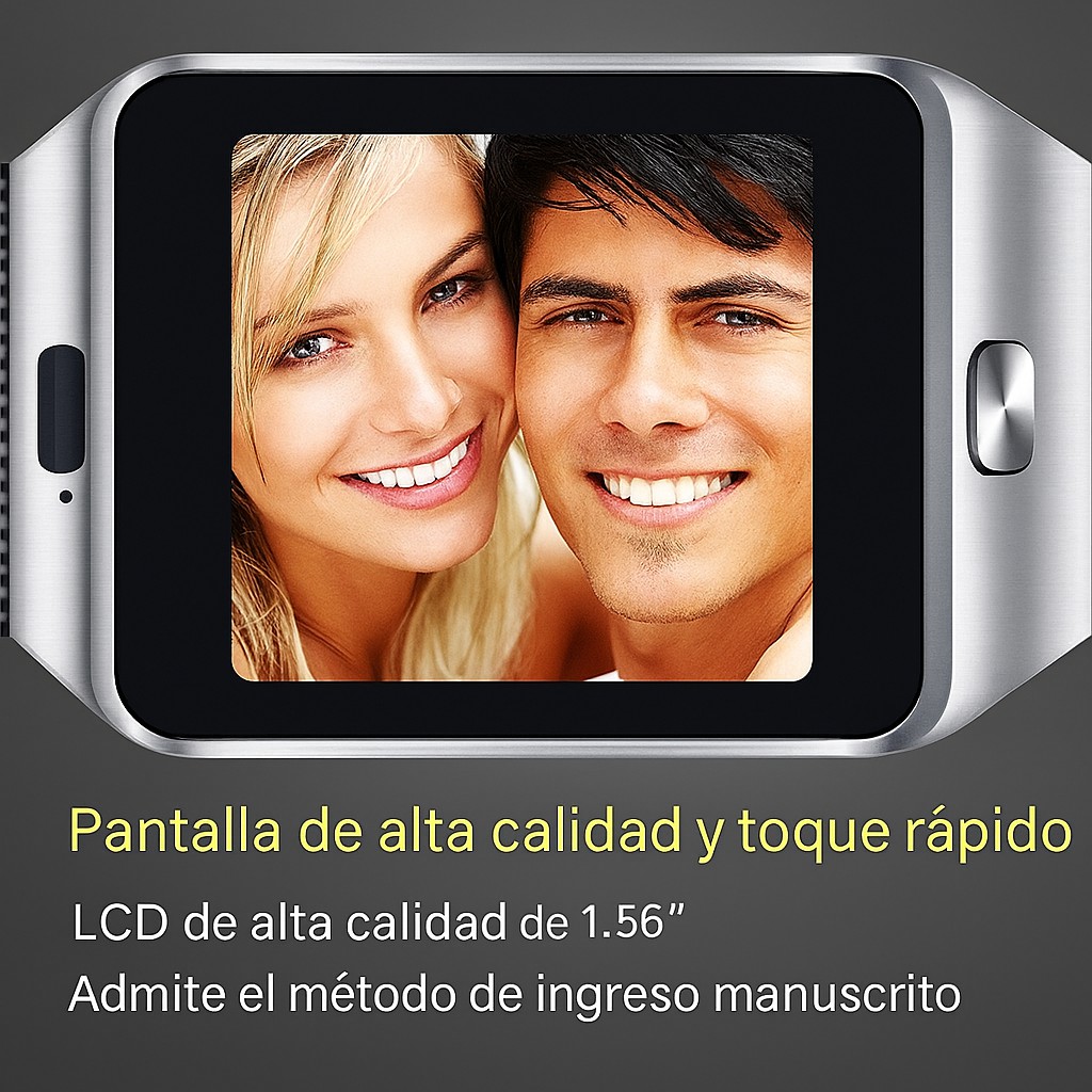 Smartwatch Dz09 Con Bluetooth, C&aacute;mara, Cronometro, Llamadas - Reloj Inteligente Blanco image number null