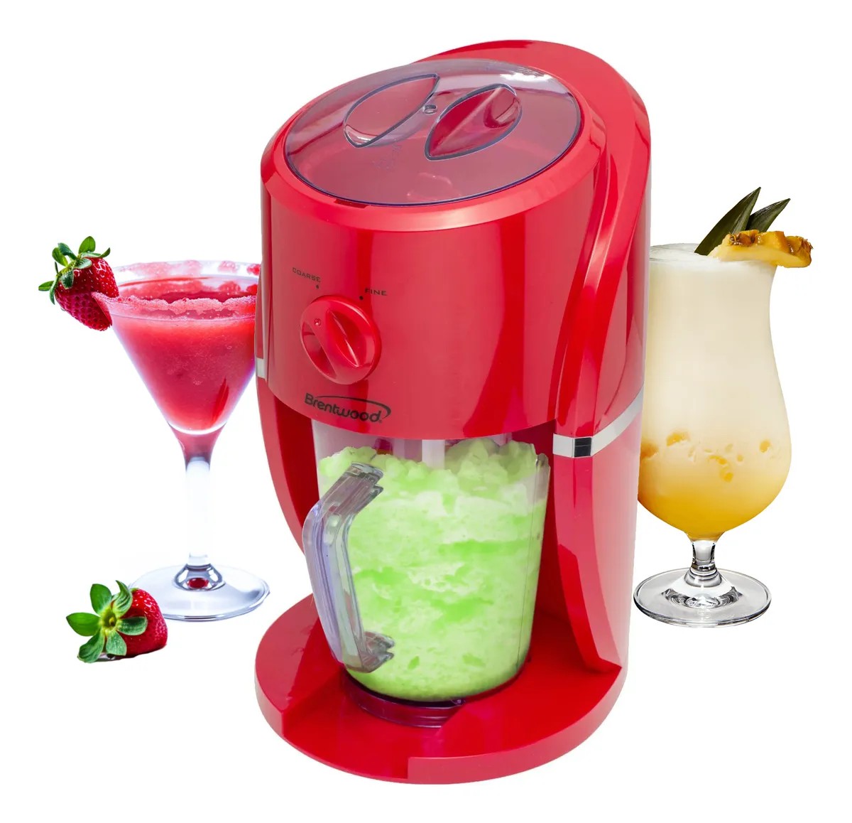 M&aacute;quina De Bebidas Margaritas, Smoothies Y Frapp&eacute; Uso F&aacute;cil Brentwood Ts1425r Rojo image number null