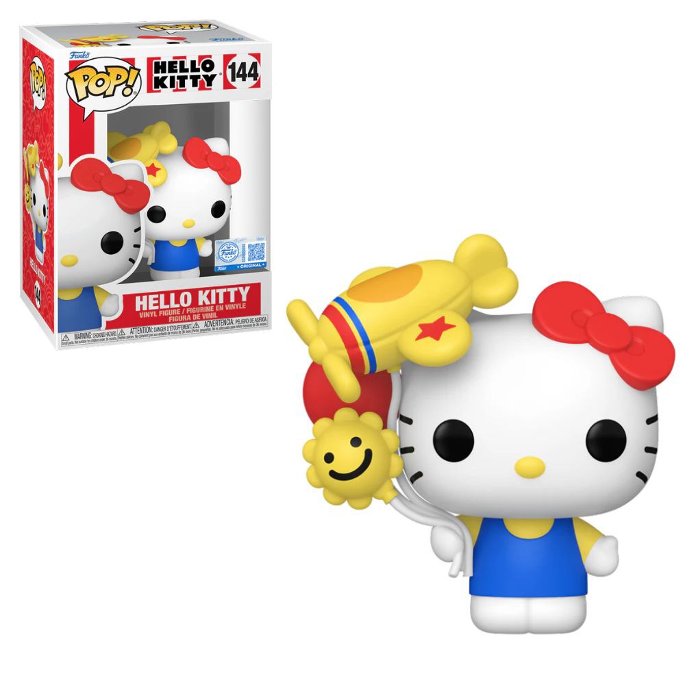 Hello Kitty con Globo de Avi&oacute;n 144 Exclusivo Funko Pop Sanrio image number null