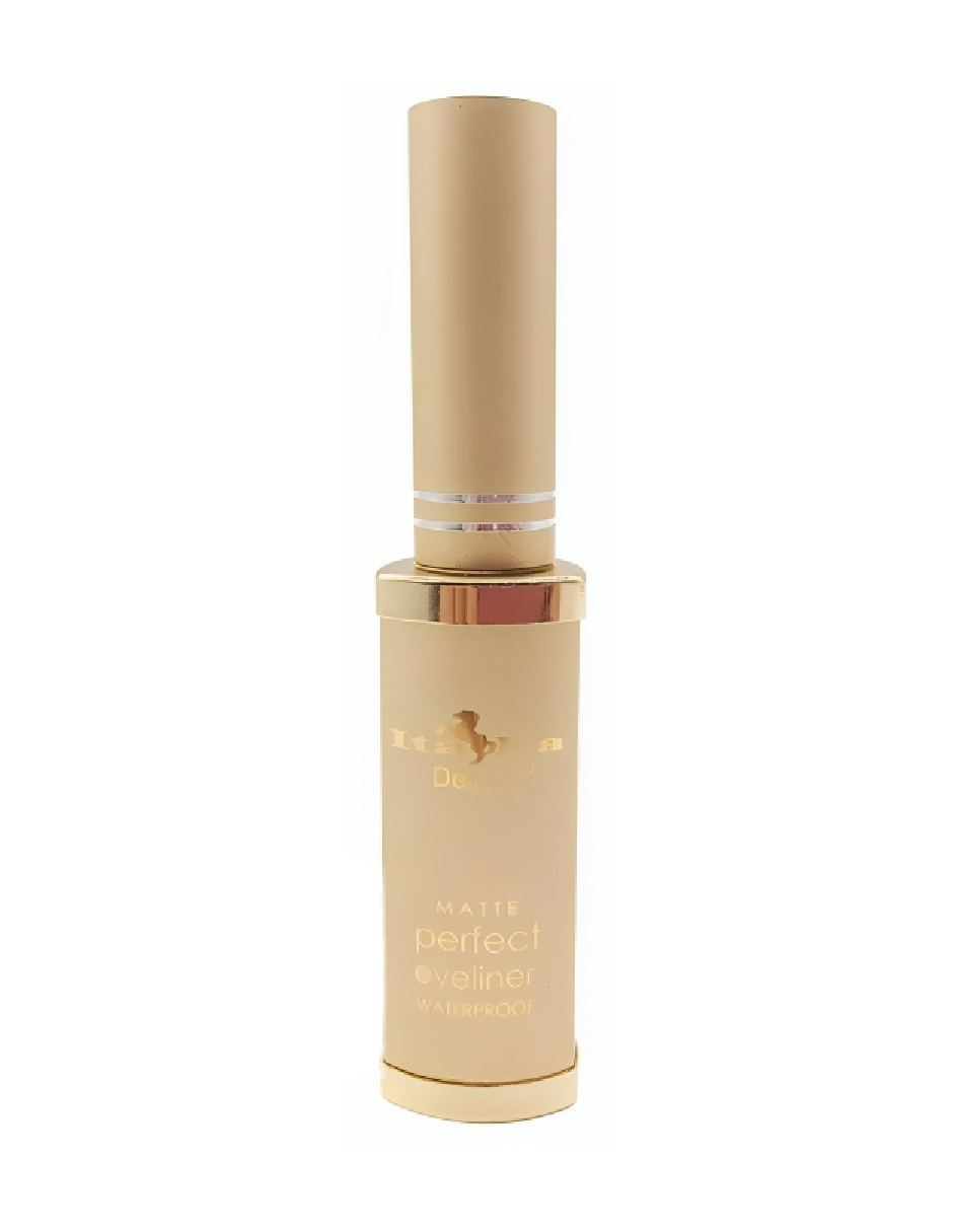 Delineador L&iacute;quido Italia Deluxe Dorado Mate Hipoalerg&eacute;nico Waterproof image number null