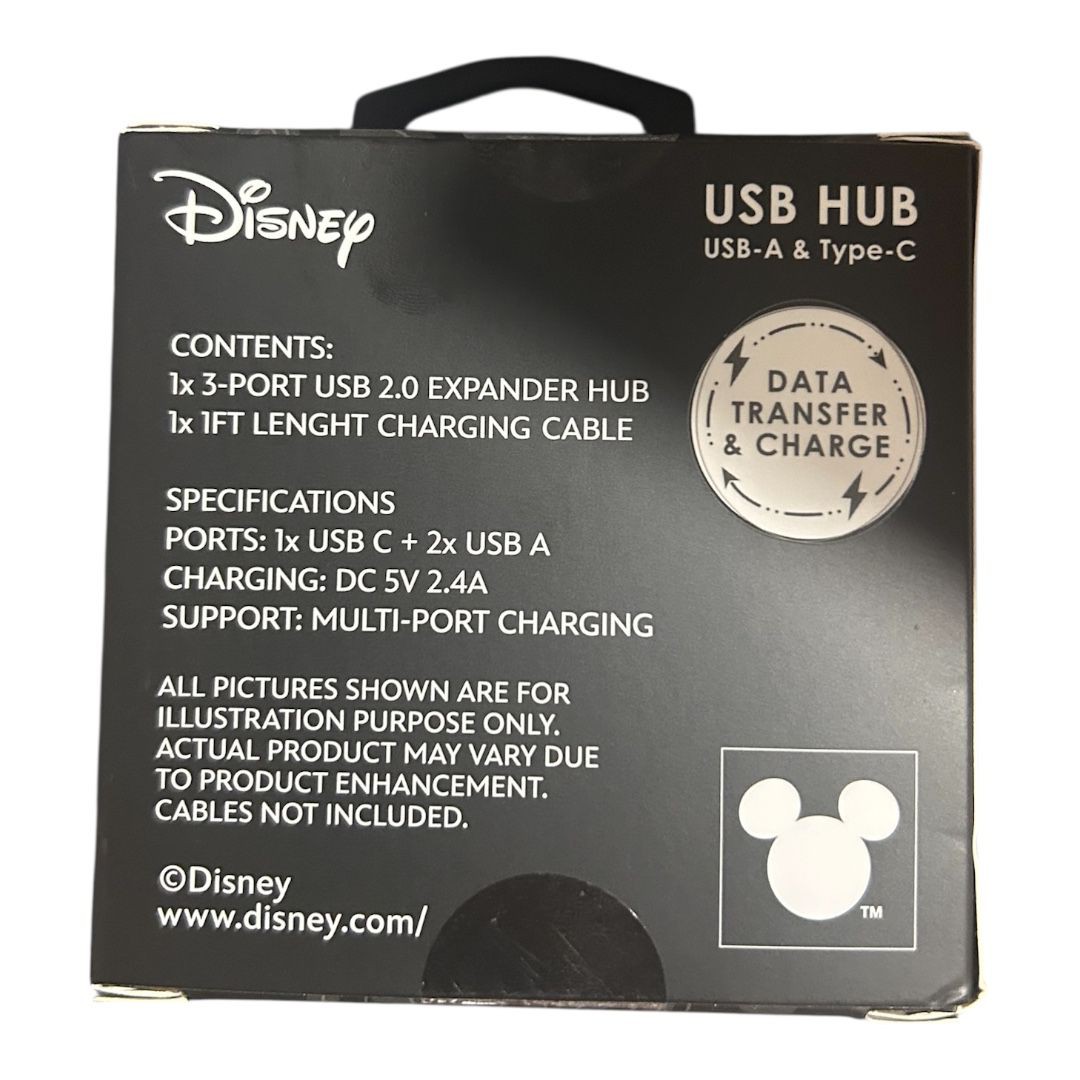 Disney Hub Usb Stitch 3 Puertos Cargador Multipuerto 2 image number null