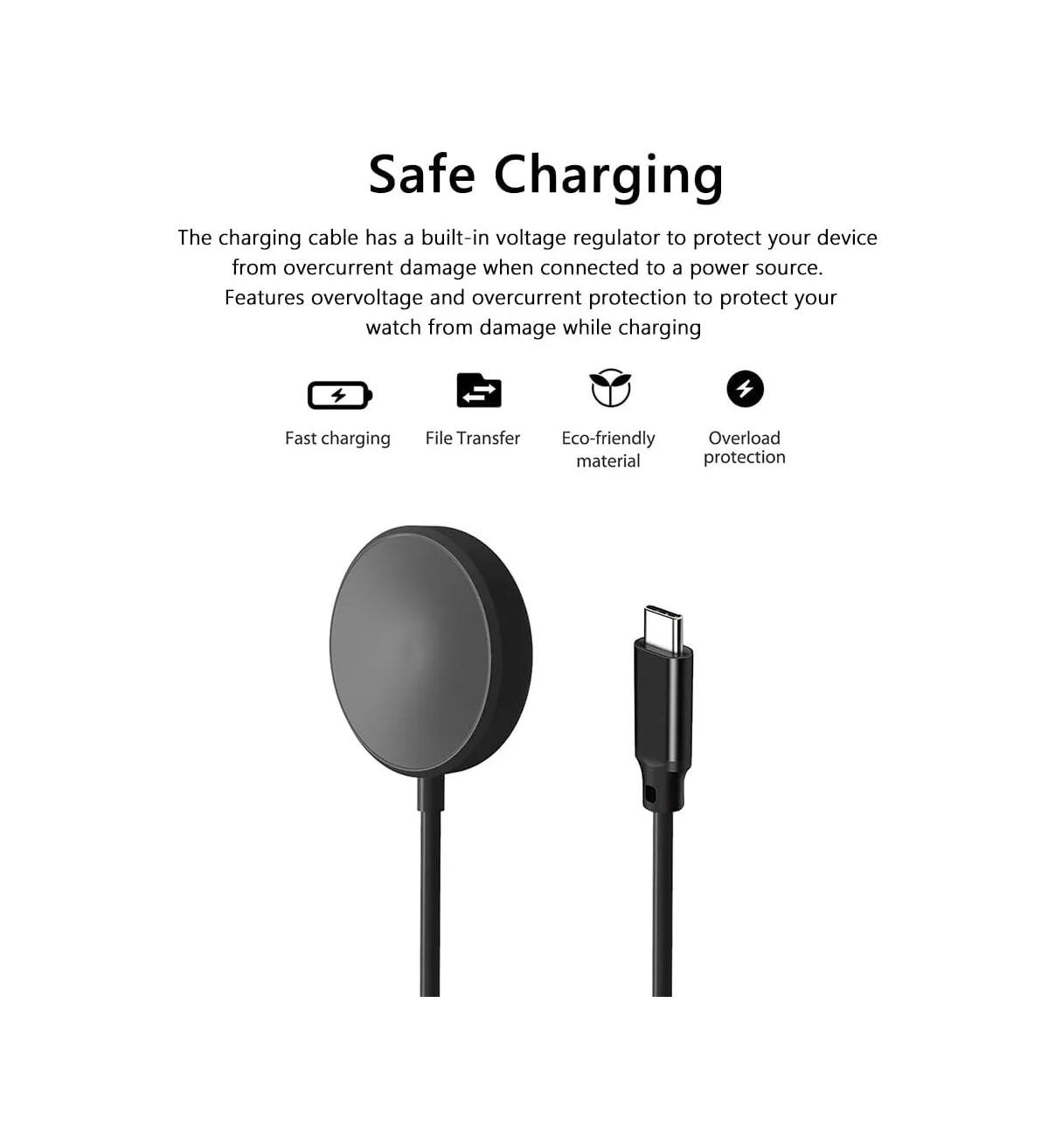 Type C Cargador Para Samsung Galaxy Watch 8 7 6 5 4 Ultra Fe Bloosom image number null