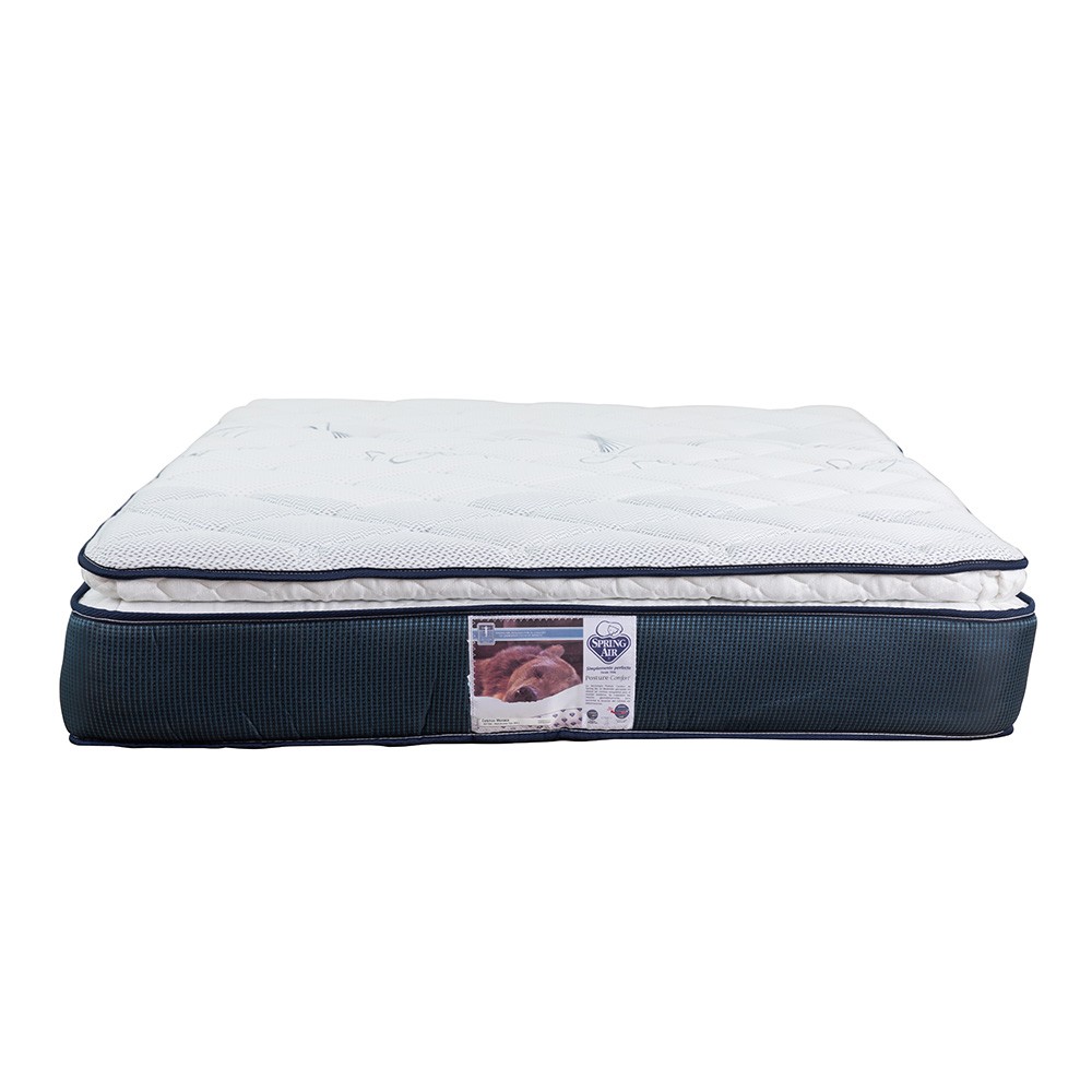 Colch&oacute;n Individual Spring Air M&oacute;naco+Almohada 2Pack+Protector Cloud+S&aacute;banas Softy+Edred&oacute;n Homy image number null