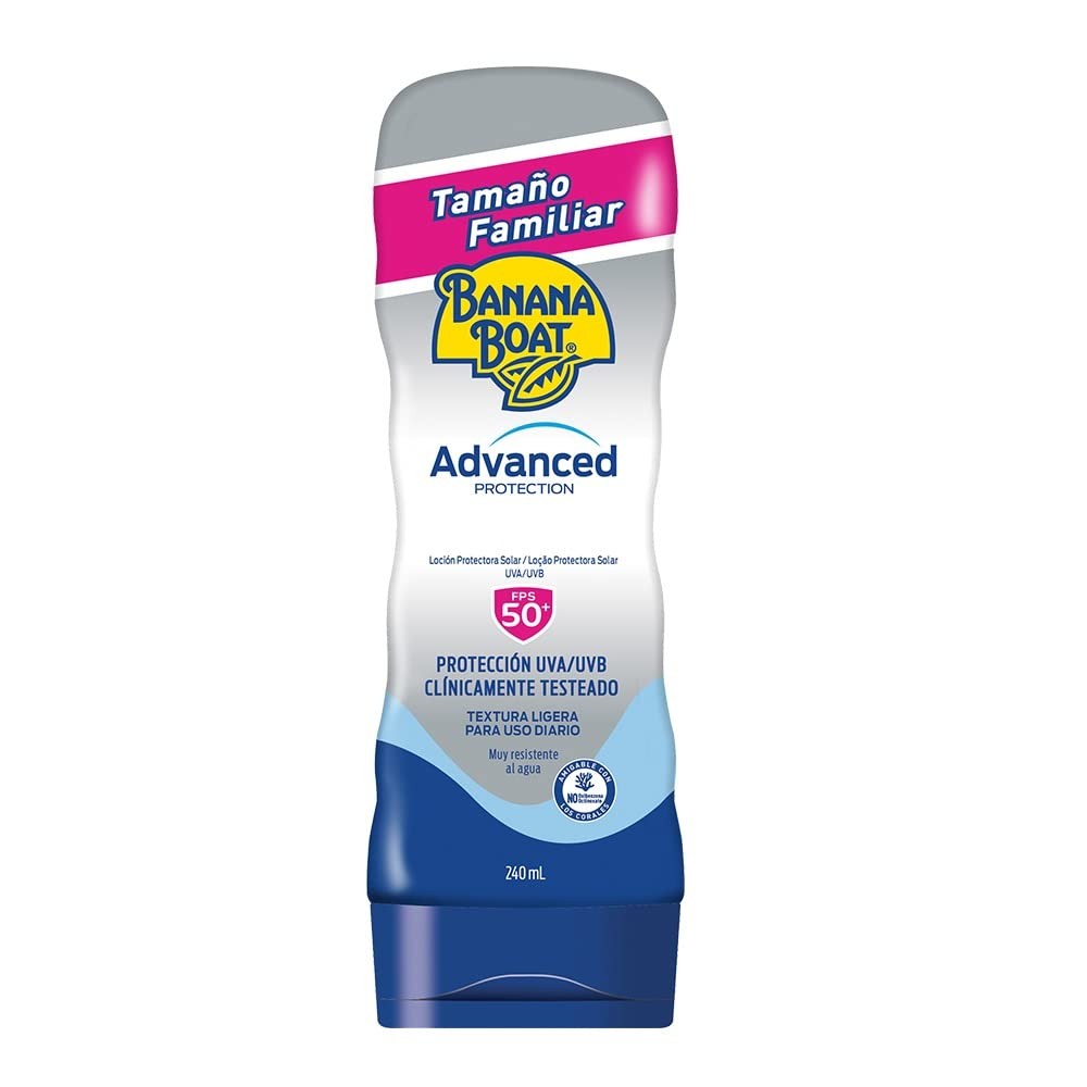 Banana Boat Advanced Protection tama&ntilde;o familiar fps 50 protector solar image number null