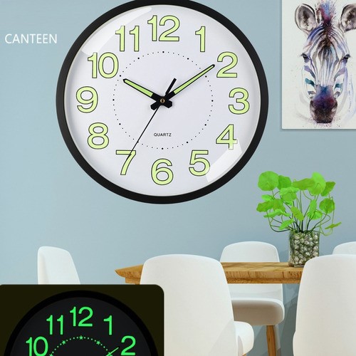 Reloj De Pared,30 cm Grande Moderno Luminoso Reloj De Pared. image number null