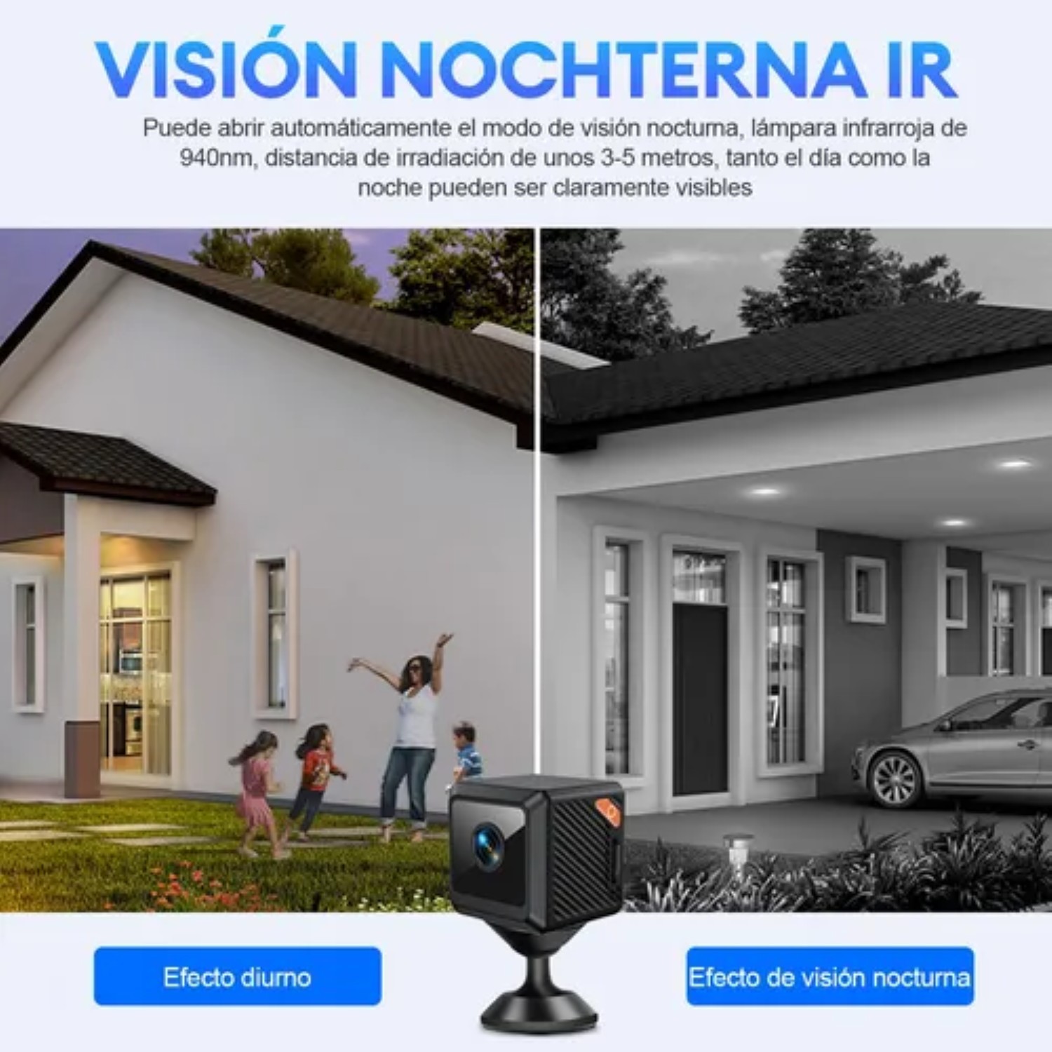 Mini C&aacute;mara Esp&iacute;a Wifi Full Hd 1080p Uhd Det Mov Y Vis Nocturna image number null