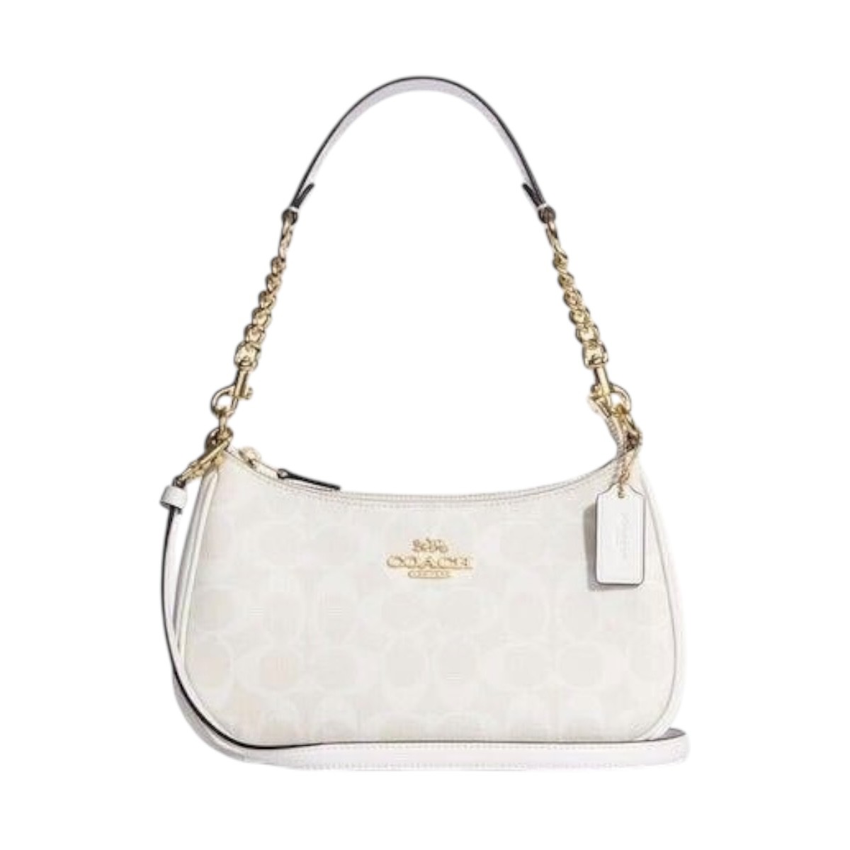 Bolsa Crossbody COACH Teri color blanco liso canva image number null