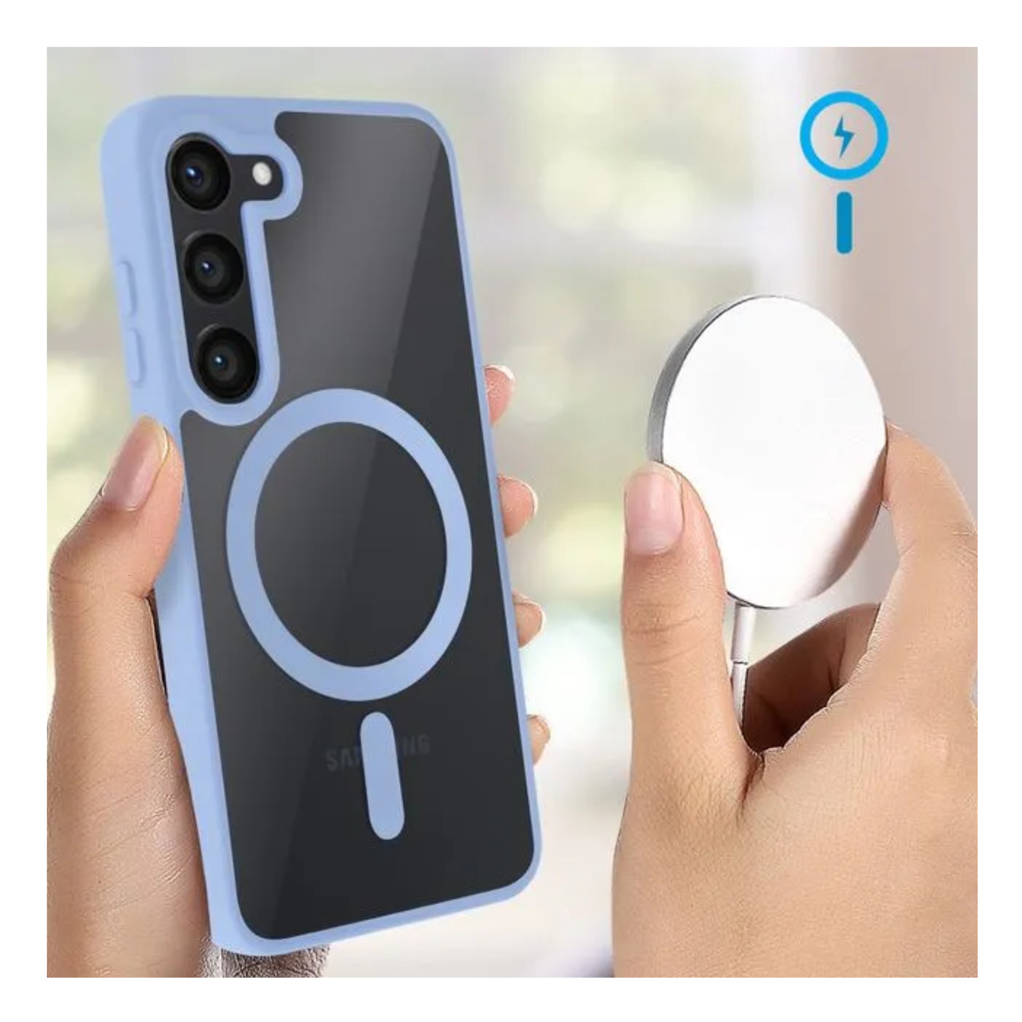 Funda Transparente Color Clear Case Compatible Para Samsung Galaxy S26 Series Compatible con Magsafe Diferentes Colores image number null