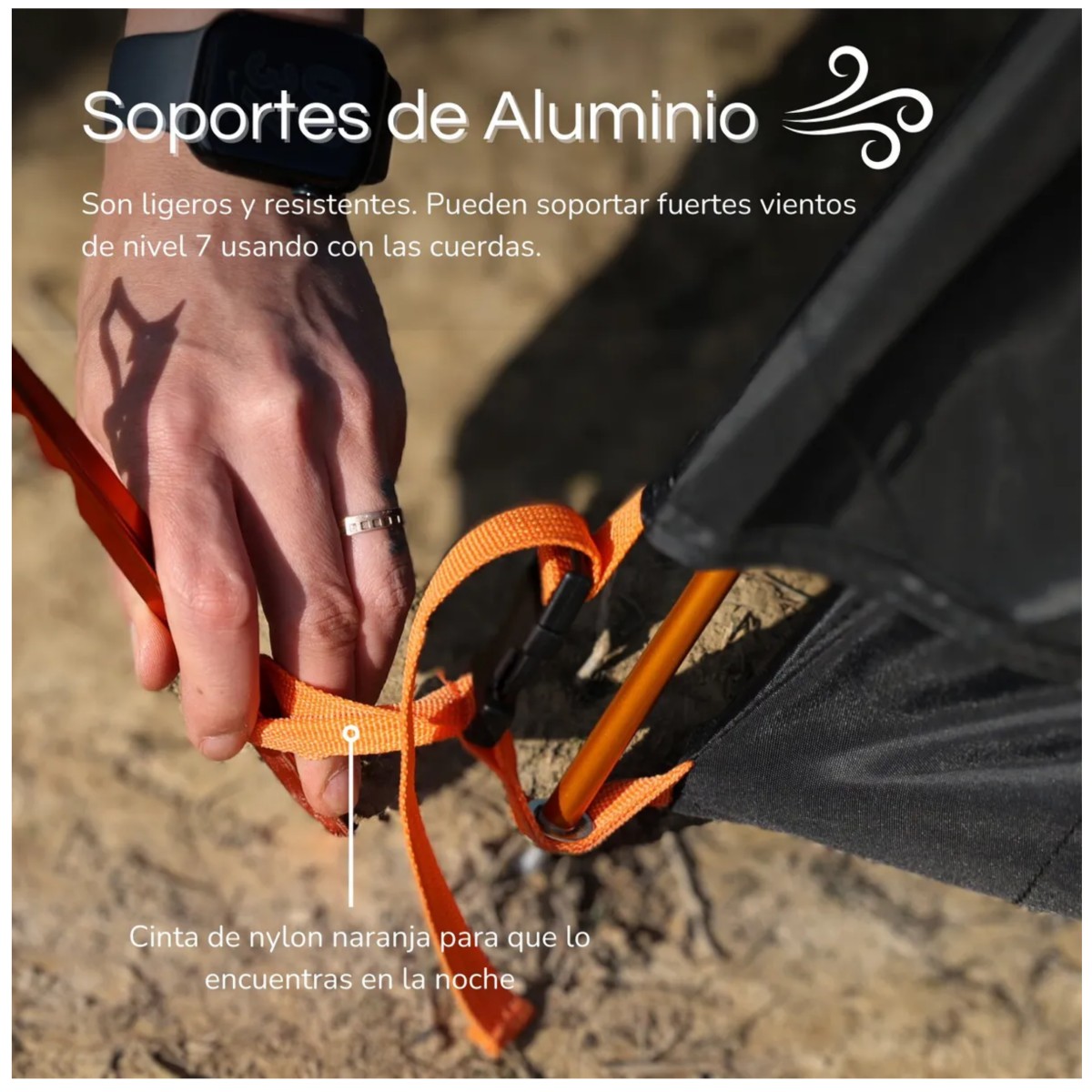 Tienda Casa Campa&ntilde;a Grandes Para Acampar Negro image number null
