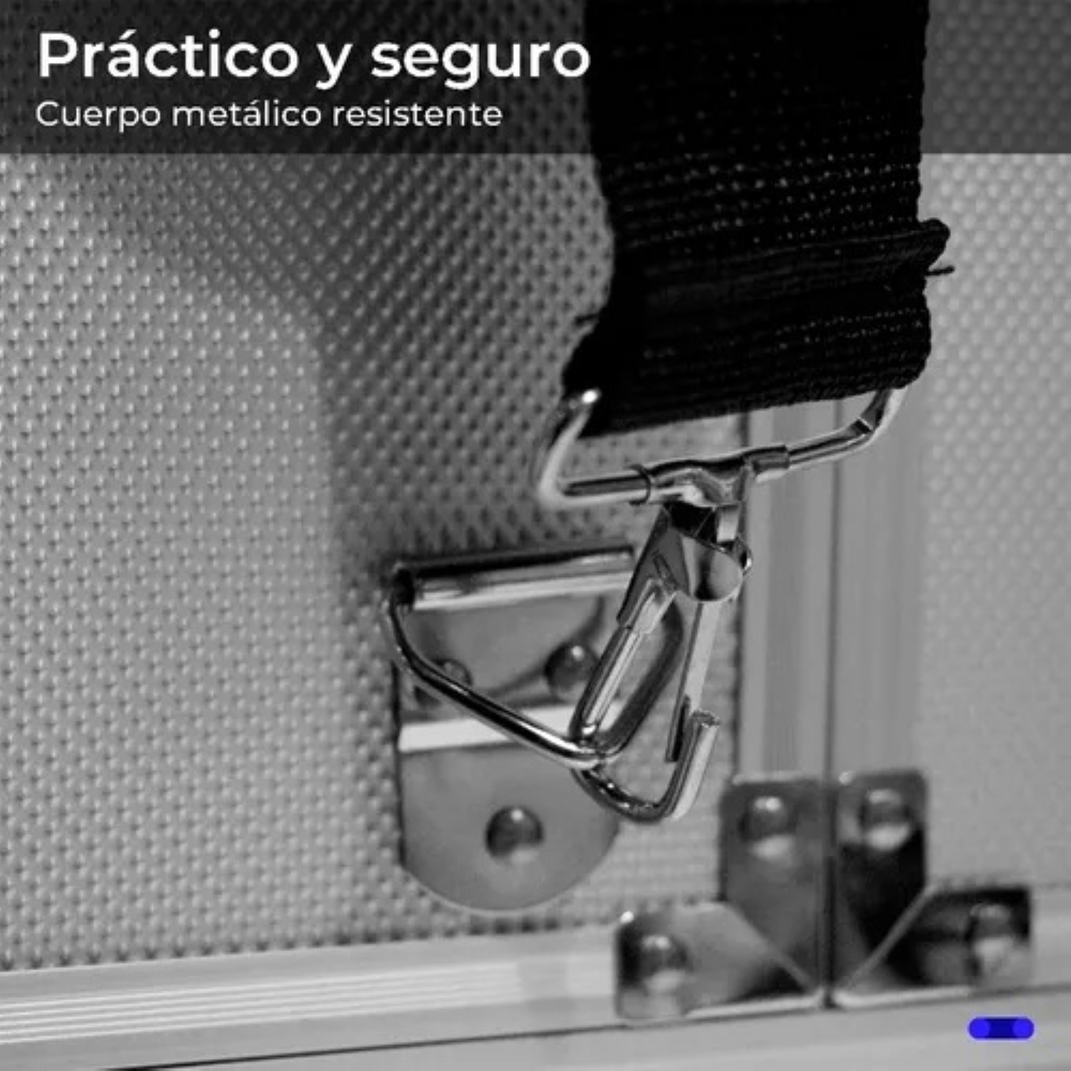Neceser Malet&iacute;n Met&aacute;lico Reforzado Cosmetiquera Plata image number null