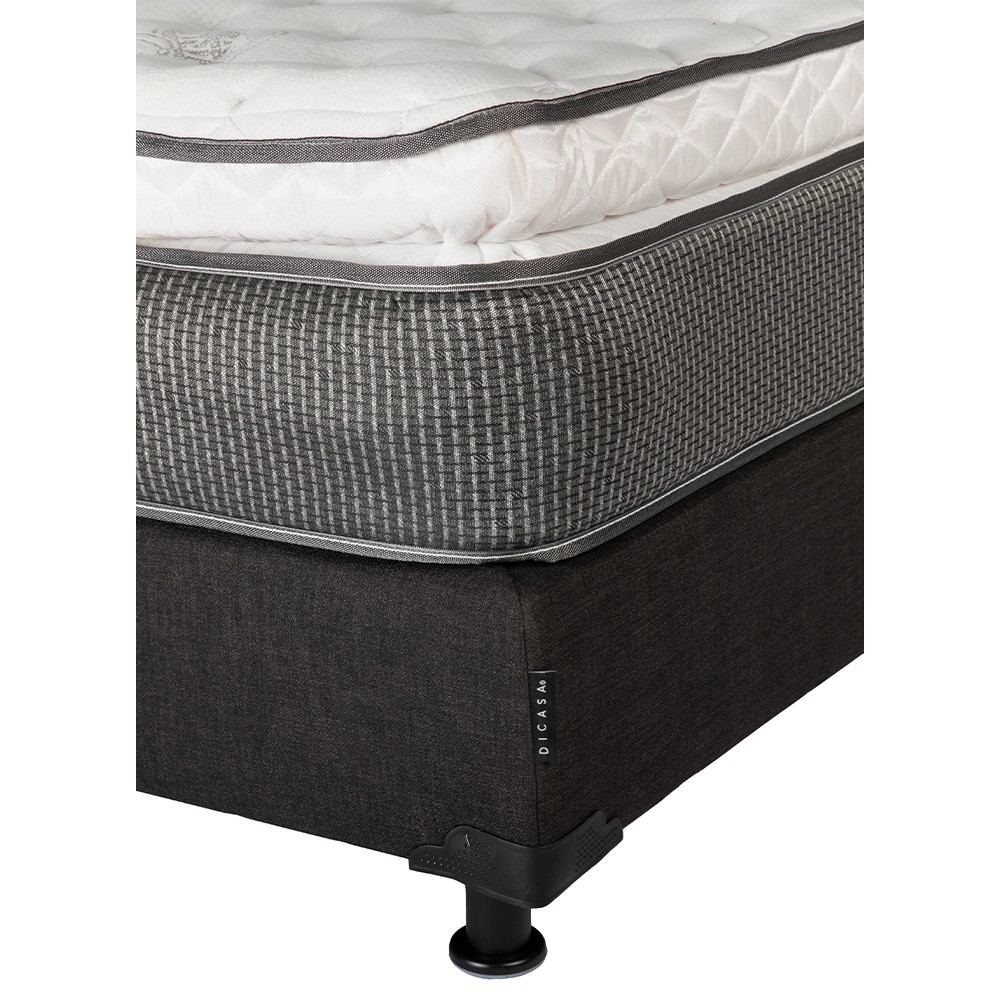 Colch&oacute;n Matrimonial Spring Air Phantom Con Box Negro + S&aacute;banas Softy ENTREGA EN CDMX Y A.M. image number null