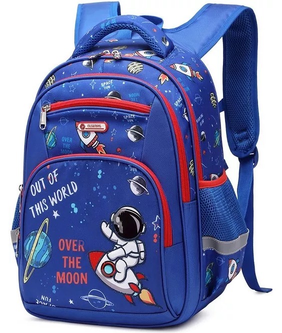 M Mochila escolar Pokachila Escolar 98653 color azul dise&ntilde;o astronauta image number null
